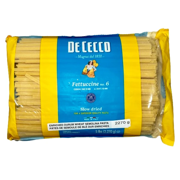 De Cecco - #6 Fettuccine 4x5LB