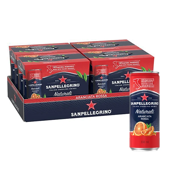 San Pellegrino - Rossa(Red) Cans 24x330ML