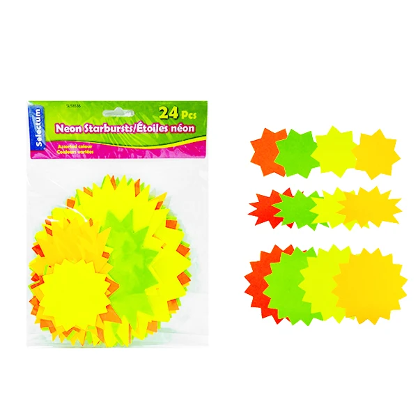 Selectum - Neonstarbursts 4 Asst Colours EA