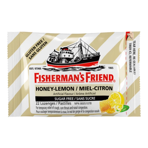 Fishermans Friend - Honey Lemon Sugar Free 8x25 GR