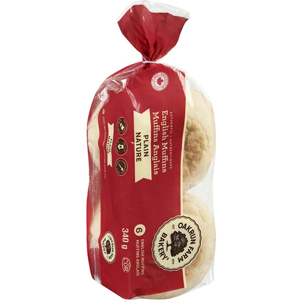 Oakrun Farm - White English Muffins 340GR