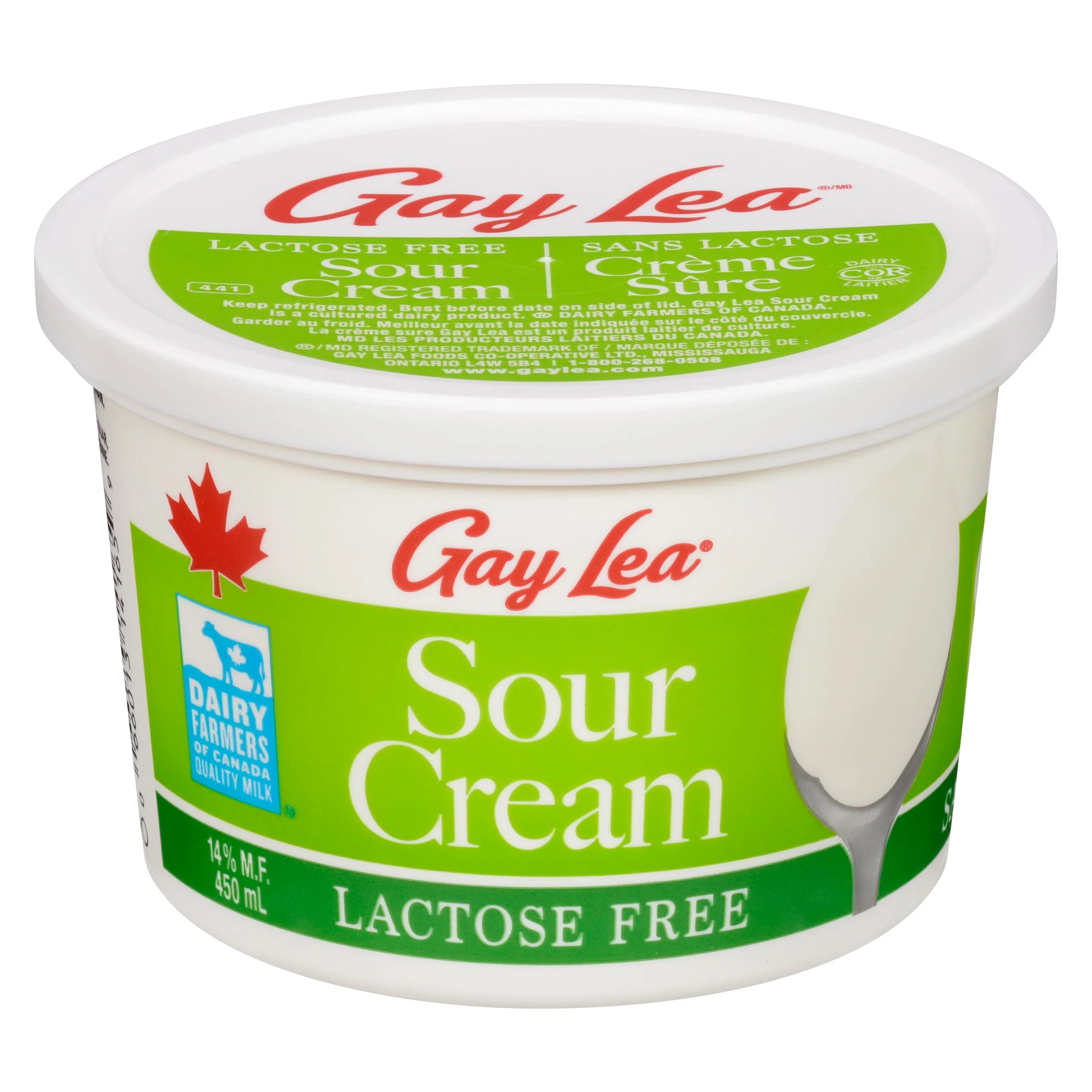 Gaylea - Sour Cream 14% Lactose Free 450ML