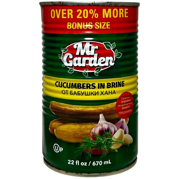 Mr Garden - Cucumbers IN Brine 670ML
