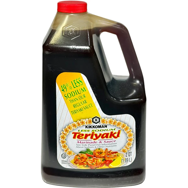 Kikkoman - Teriyaki Sauce Less Sodium 6x1.89 LT