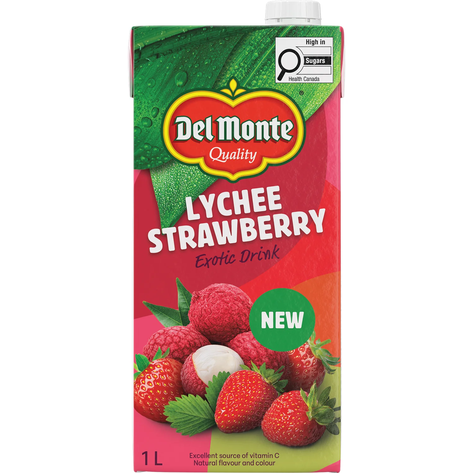 Del Monte - Lychee Strawberry 12x1 LT