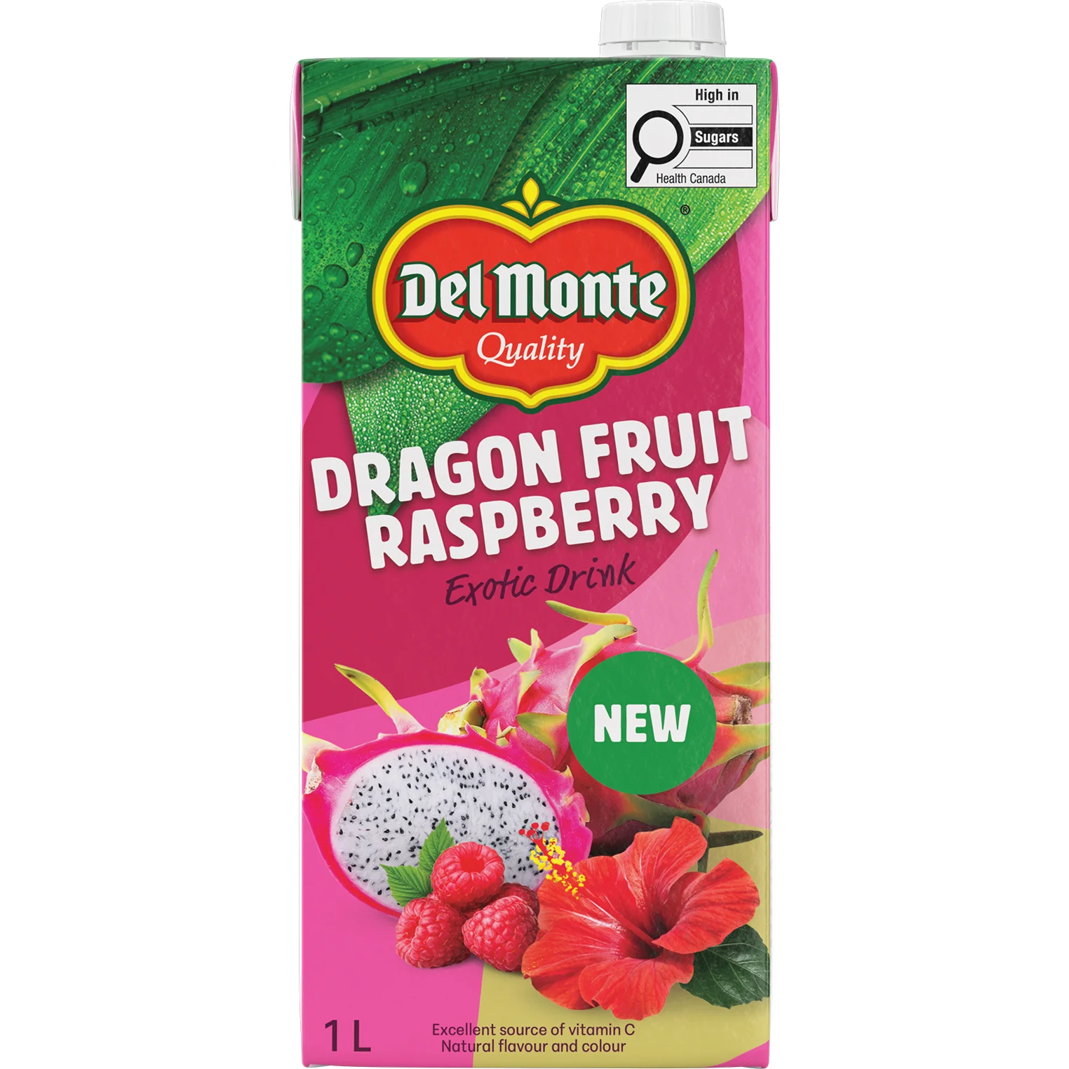 Del Monte - Dragon Fruit Raspberry 12x1 LT