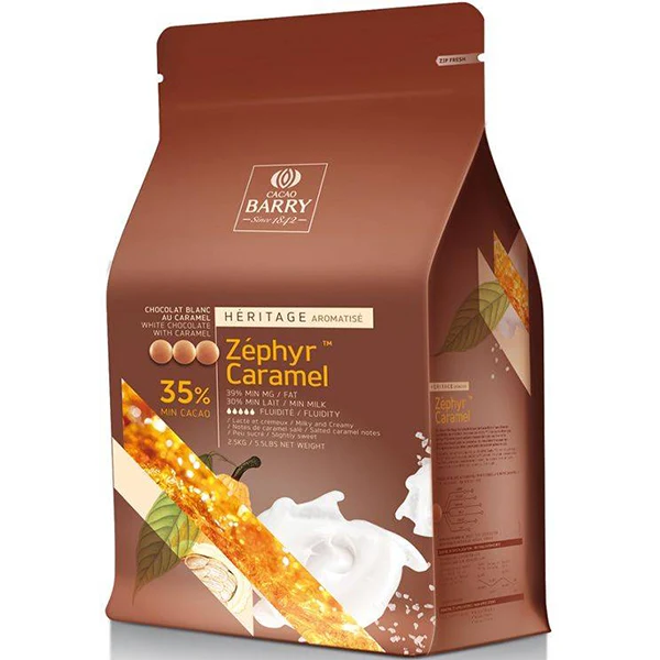 Cacoa Barry - Zephyr Caramel White Chocolate Pistoles 4x2.5 KG