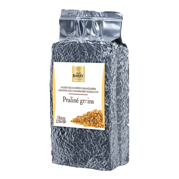 Cacao Barry - Chopped And Caramelized Hazelnuts Praline Grains 1KG
