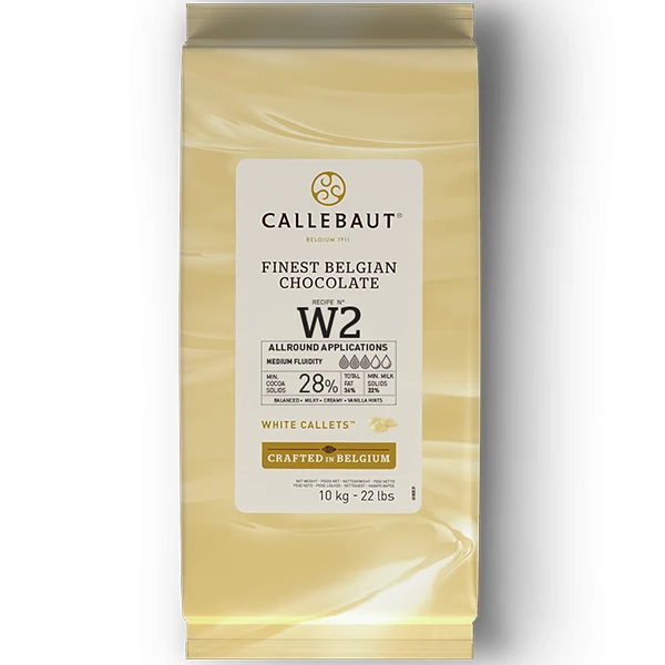 Callebaut - White Chocolate Callets W2NV-595 2x10 KG