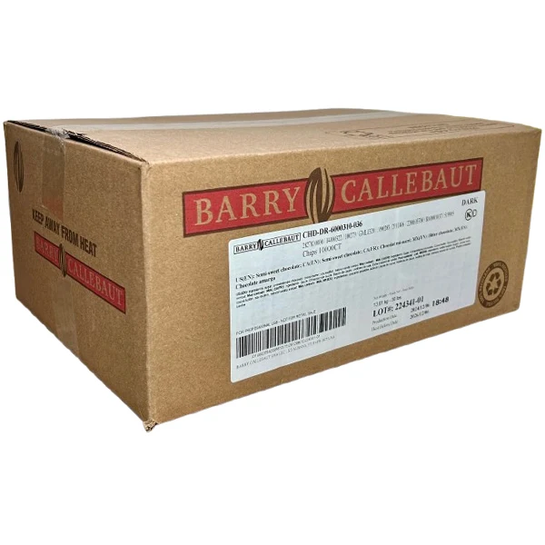 Callebaut - Semi Sweet Chocolate Chips 10000CT 30LB