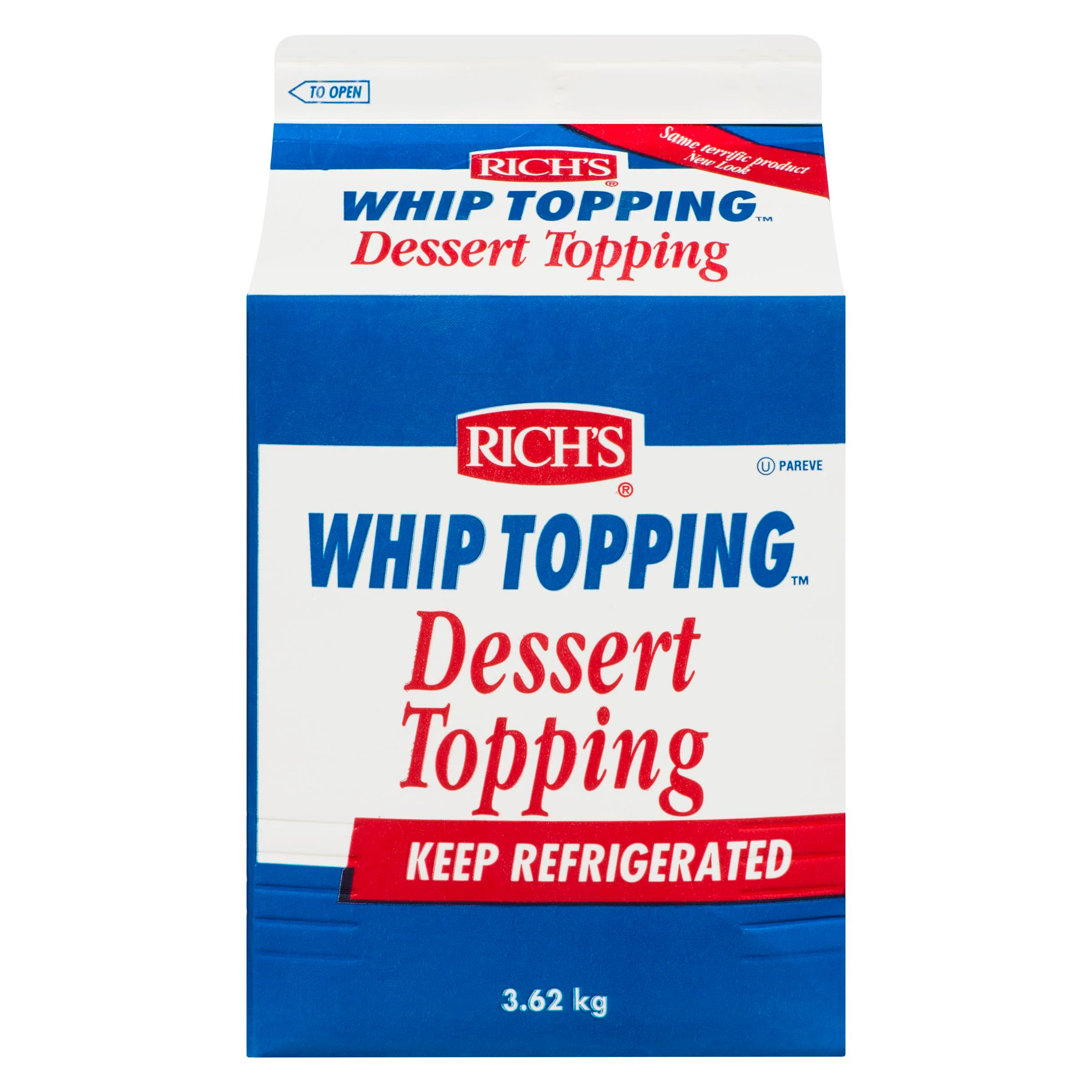 Richs - Whip Topping Dessert Frozen Tpg 3.62KG