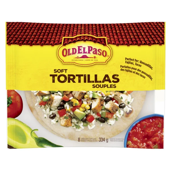 Old El Paso - Tortillas-Large 334G