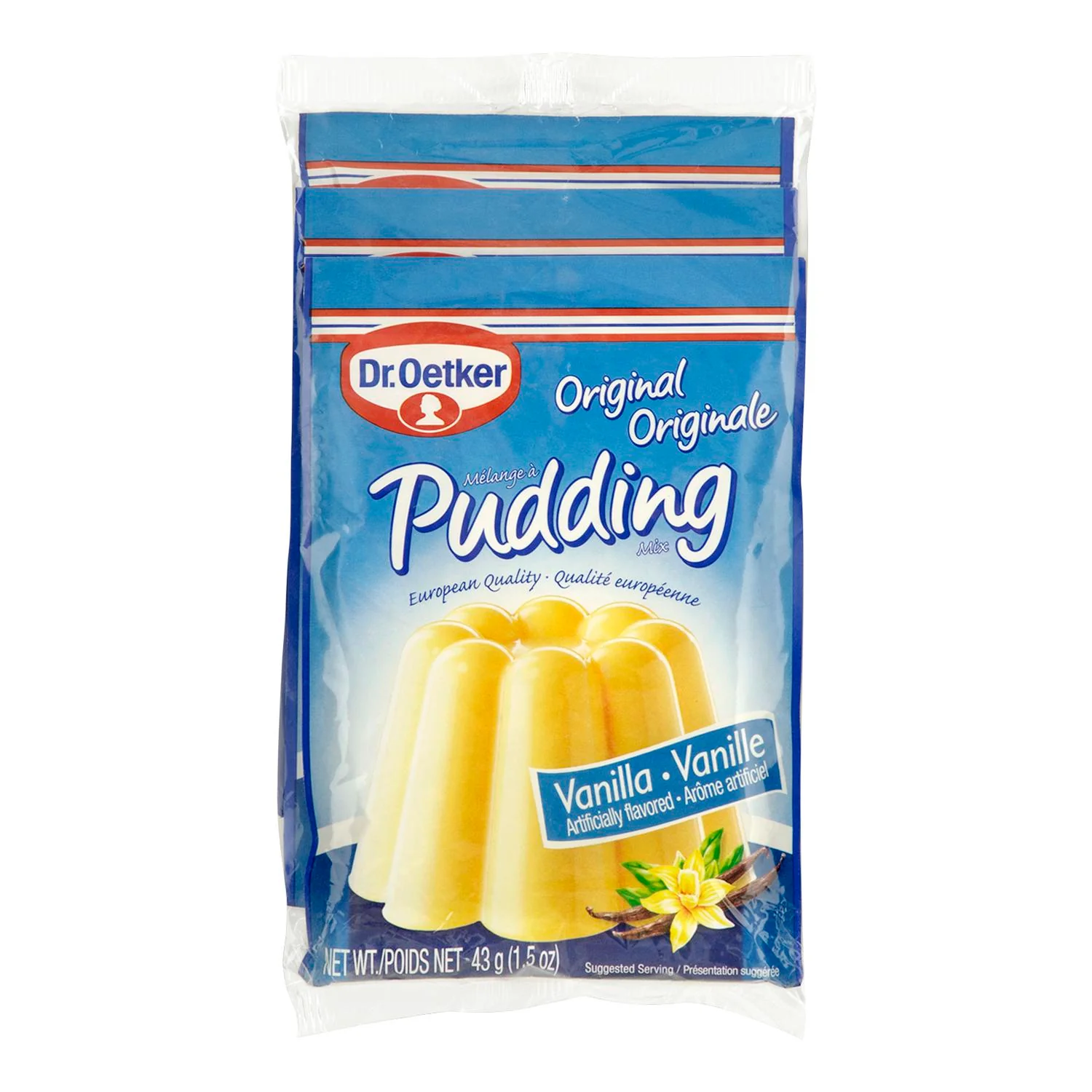Dr Oetker - Vanilla Pudding Mix 3x43GR