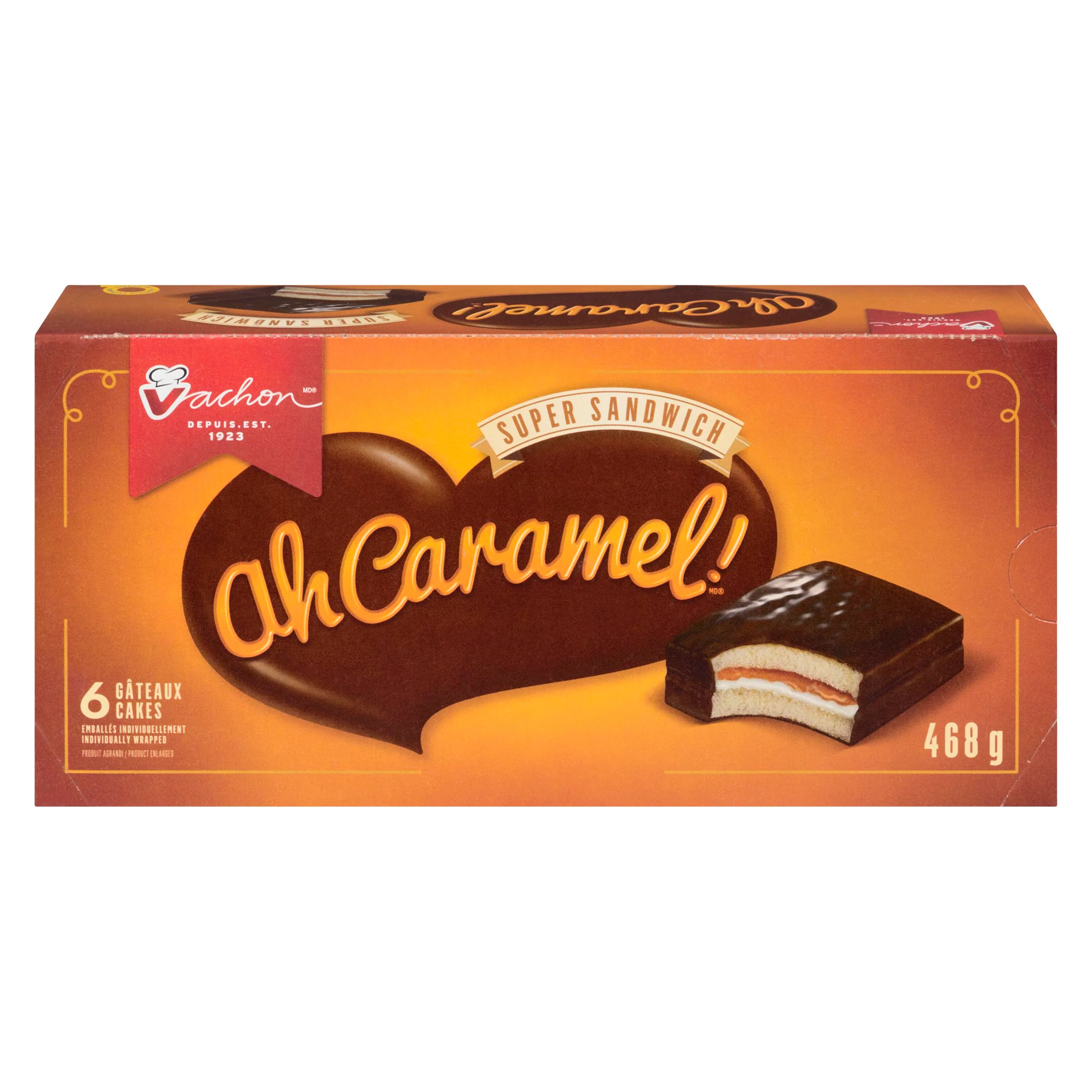 Vachon - Super Ah Caramel Sandwich 468GR