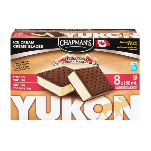 Yukon - French Vanilla Sandwich 8x150 ML