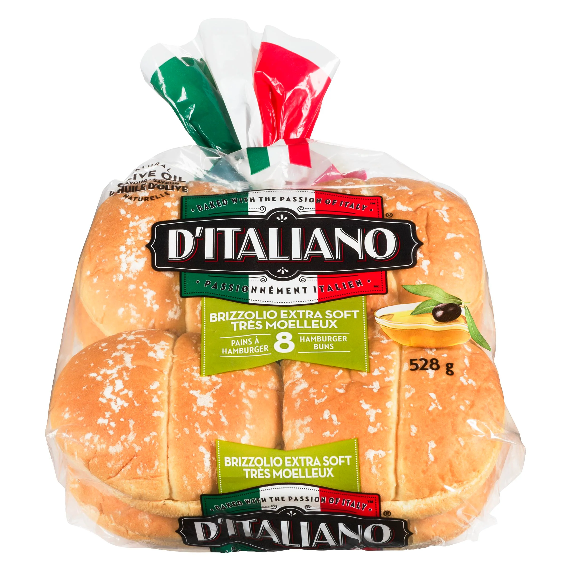 D'Italiano - Ditaliano Brizzolio Hamburger Buns 8EA