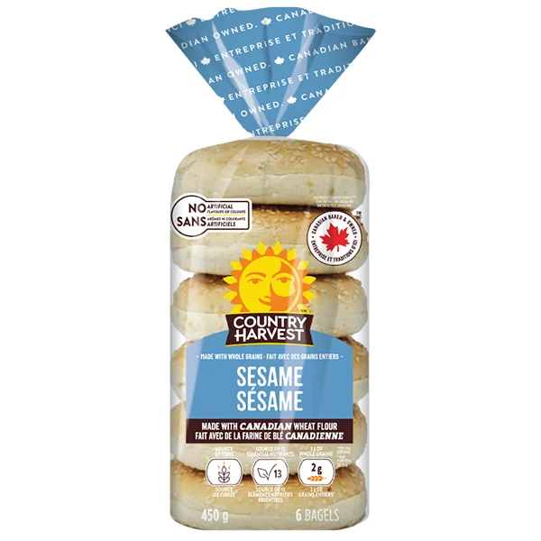 Country Harvest - Sesame Bagel 450GR