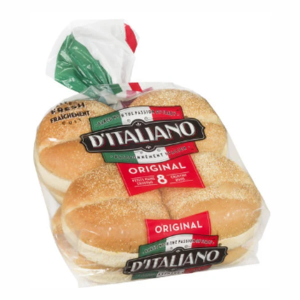 D'Italiano - Ditaliano Crustini Hamburger Buns 8EA