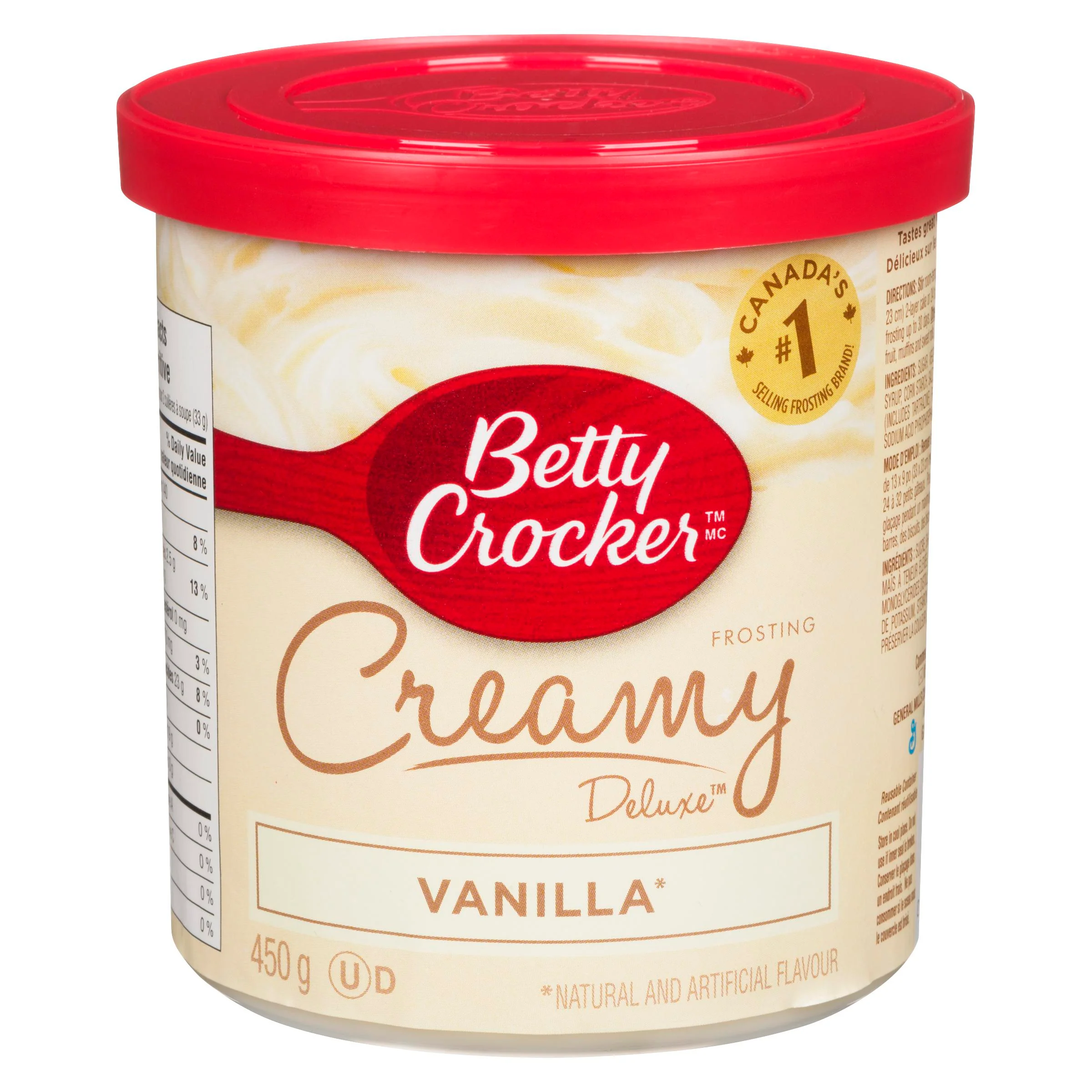 Betty Crocker - Frosting Creamy Deluxe Vanilla 450GR