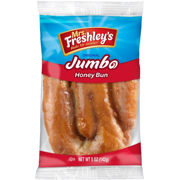 Mrs Freshley - Glazed Jumbo Honey Buns 6x142 GR