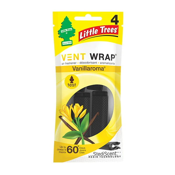 Little Tree - Vanillaroma Vent Wrap 4PK EA