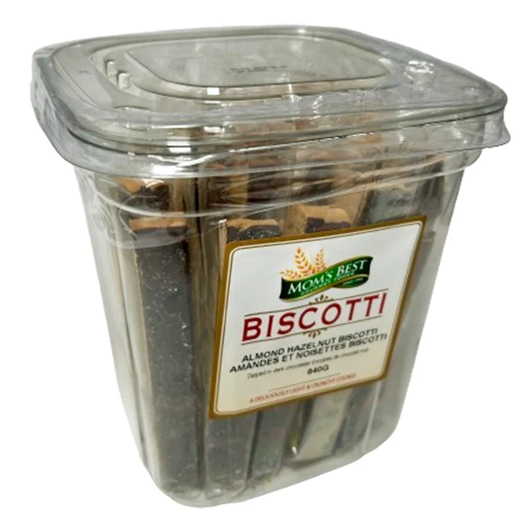 Mom'S Best - Almond Hazelnut Dip IN Choc Ind Wrap 840GR