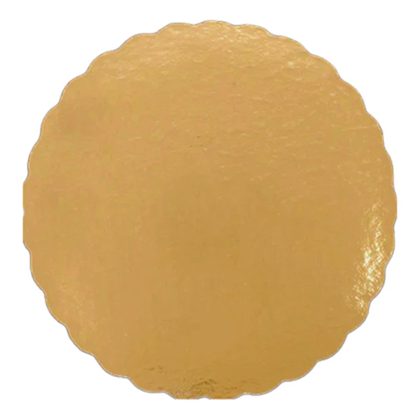 Enjay - Gold Scalloped Cake Board 12in 100EA