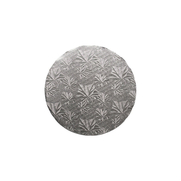 Enjay - 6" Round Silver Cake Board 1/4 Thick 24EA