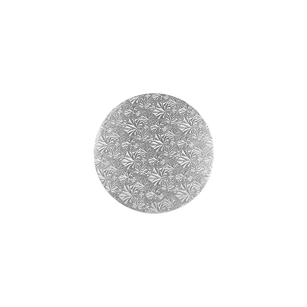 Enjay - 7" Round Silver Cake Board 1/4 Thick 24EA