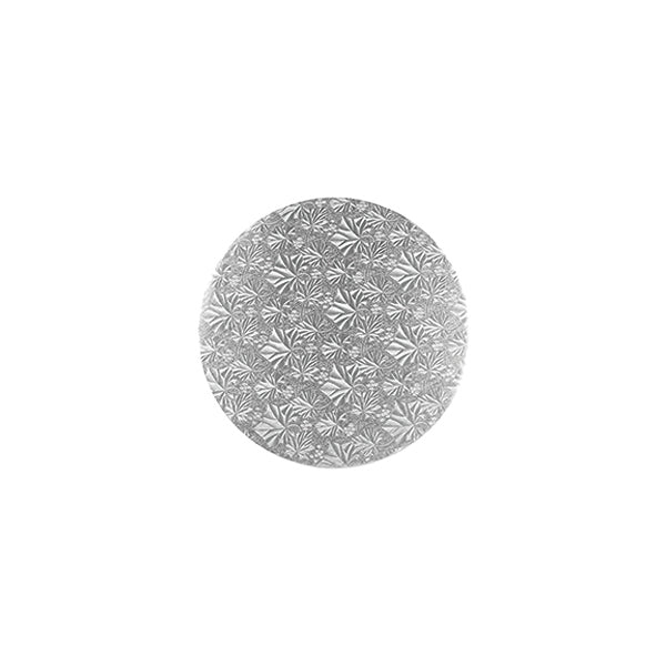 Enjay - 8" Round x 1/4 Silver Cake Board 24EA