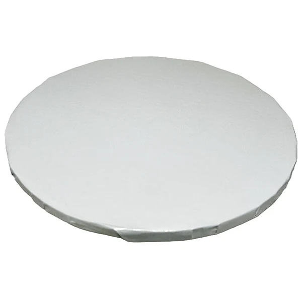 Enjay - 10" Round x 1/2" White Drum Cake Board 12EA