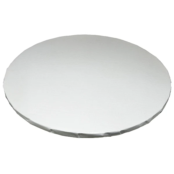 Enjay - 14" Round x 1/2" White Drum Cake Board 12EA