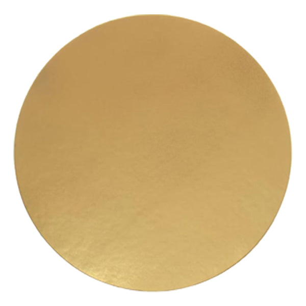 Enjay - 8" Gold/Silver Cake Board Straight Edge Round 105CT