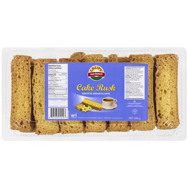 Crispy - Cake Rusk Regular 550GR