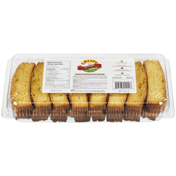 Crispy - Cake Rusk Eggless 550GR