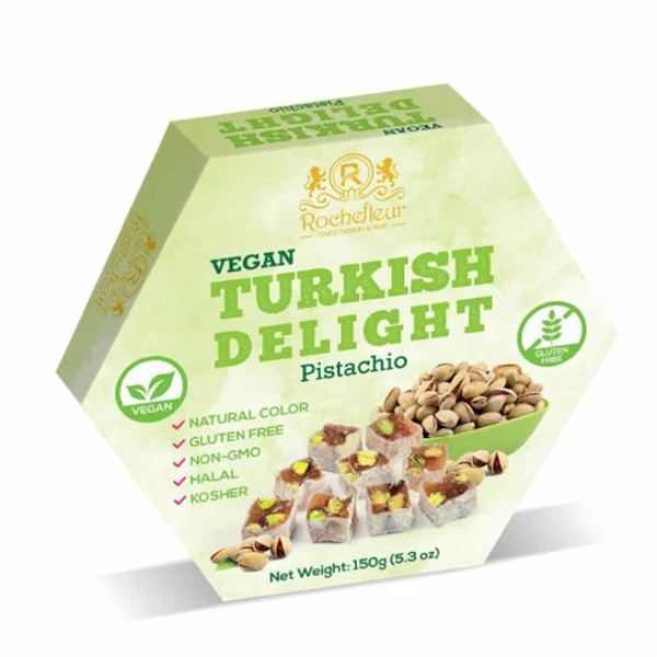 Rochefleur - Vegan Turkish Delights Pistachio 150GR