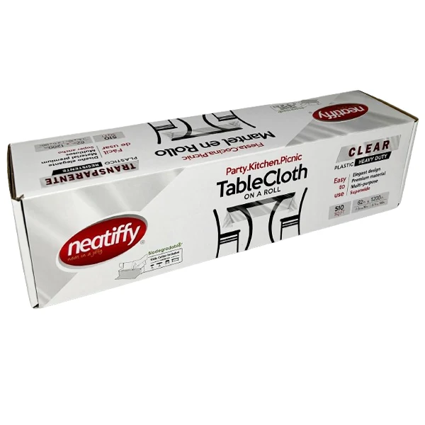 Neatiffy - Clear Roll 62in x 100ft Bio 6x1 EA