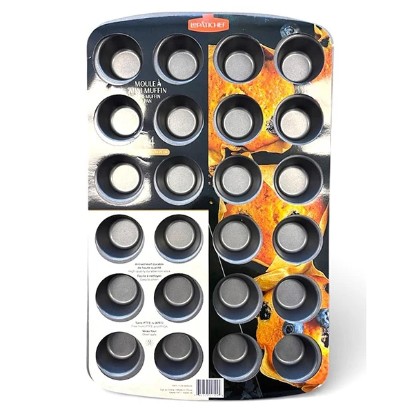 Le Patichef - 24CUP Mini Muffin Pan 1UN
