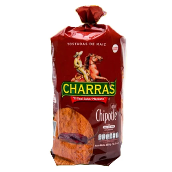 Charras - Chipotle Tostadas 350GR