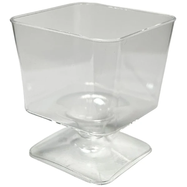 Party Couture - Clear Square 2oz Mousse Cup 8PK