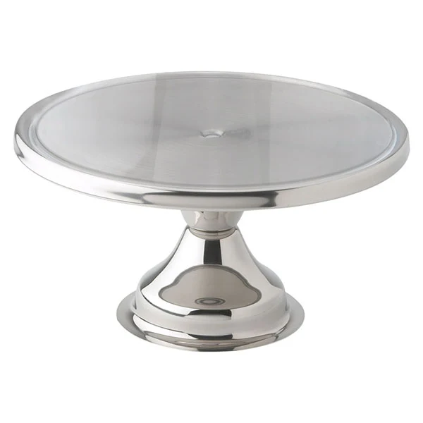 Winco - WINCO13" Stainless Steel Cake Stand 1EA