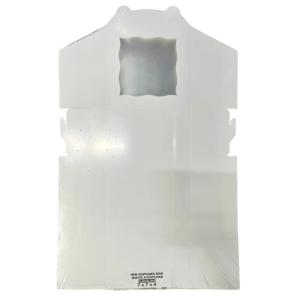 E.B. Box - 4PK Cupcake 7x7x4 100EA