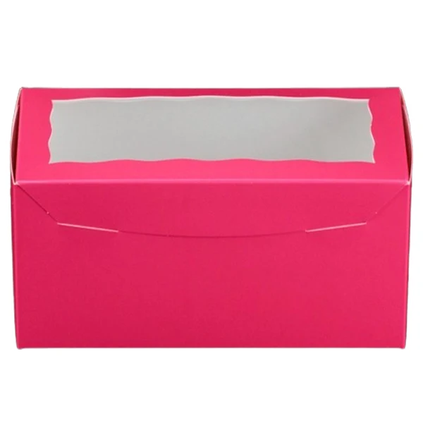 E.B. Box - 2PK Cupcake Pink 8x4x4 100EA