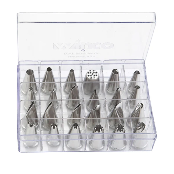 Winco - 24 Tube Cake Decorating Set 1EA