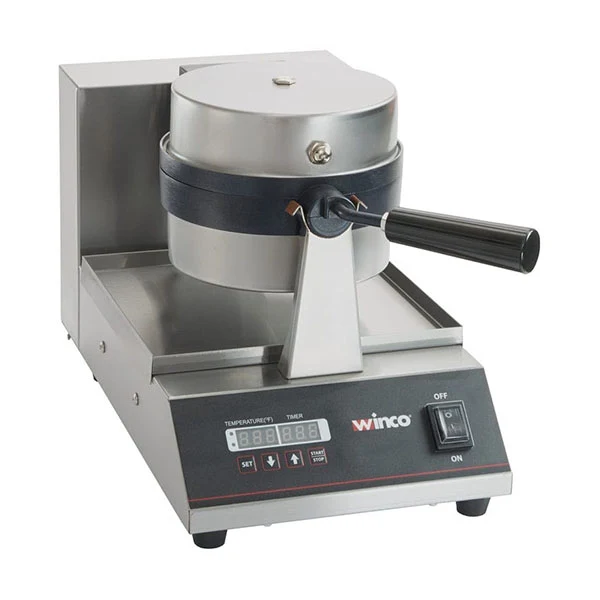 Winco - Single Belgian Waffle Maker 24LB