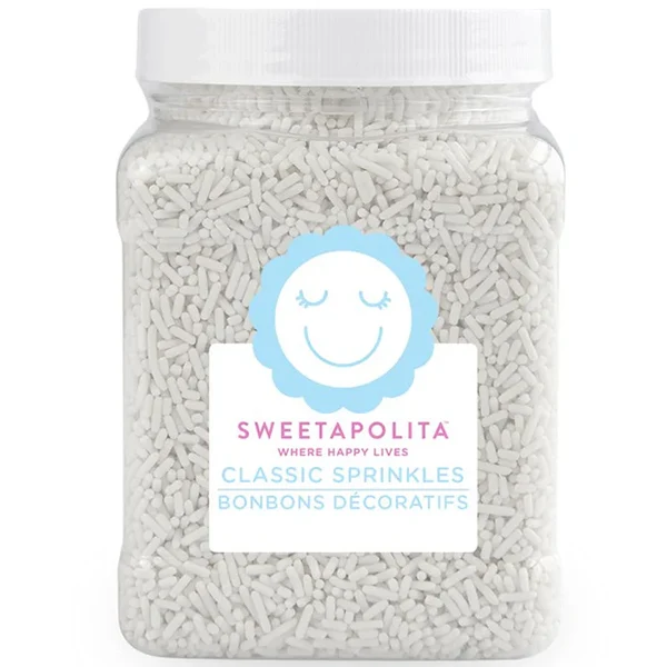 Sweetapolita - White Crunchy Sprinkles TUB 725GR