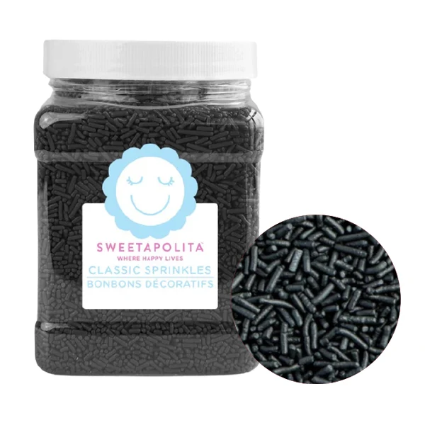 Sweetapolita - Black Crunchy Sprinkles TUB 700GR