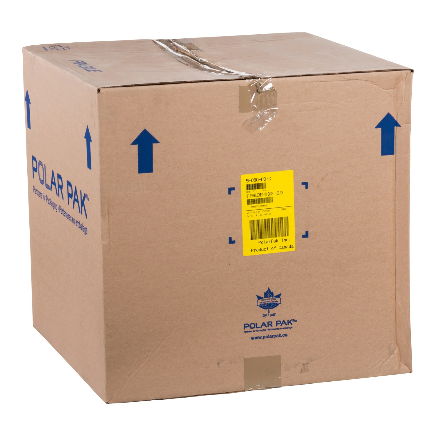 Cakepak Select - 9" Base 5" Dome PET Combo 2x50 EA