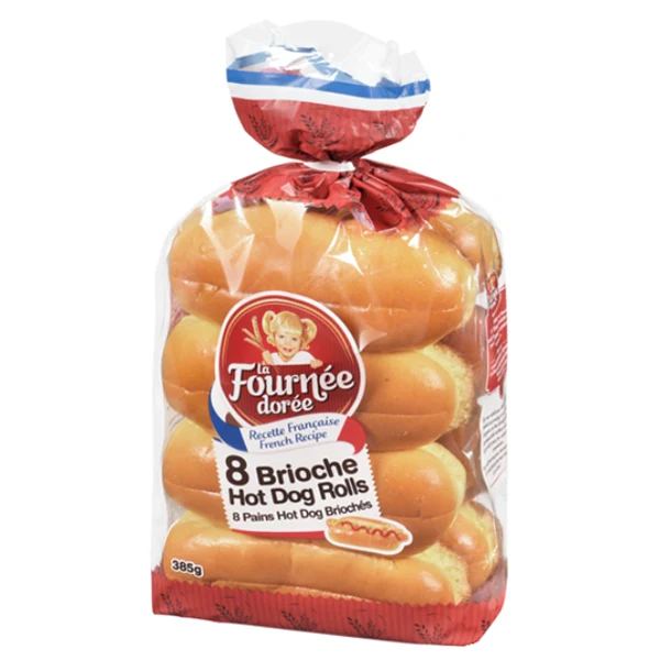 La Fournee Doree - Brioche Hot Dogs Buns 16x385 GR