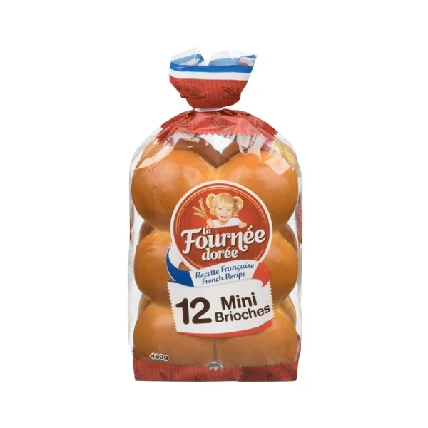 La Fournee Doree - Brioche Mini Buns 14x480 GR